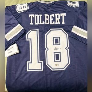 Jalen Tolbert (Dallas Cowboys) Autographed Jersey w/ Beckett coa